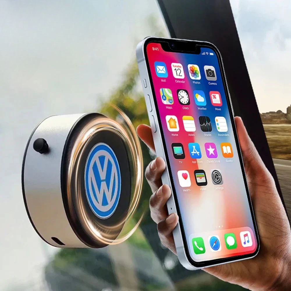 Vákuový magnetický držiak mobilného telefónu