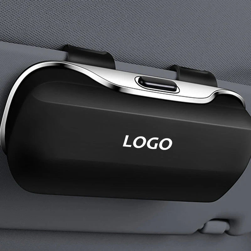 Estojo multifunções para óculos de sol para automóvel